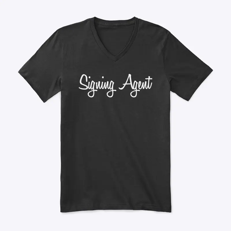 Signing Agent Merch - black